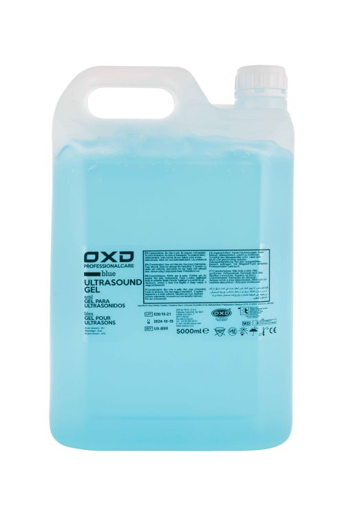 Gel de ultrasonidos azul OXD - Garrafa rígida 5000 ml 