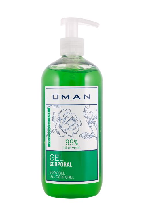 Gel corporal de aloe vera Uman - 500 ml
