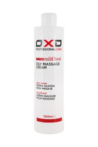 Crème huileuse de massage effet chauffant doux OXD 500 ml