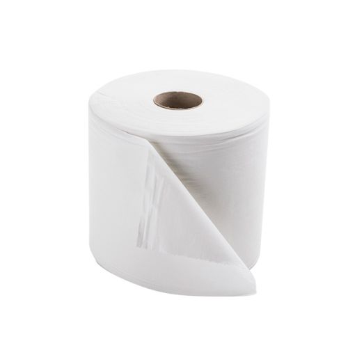 Rouleau essuie-mains industriel blanc laminé 2 couches – 100 m