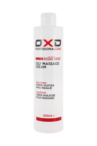Crème huileuse de massage effet chauffant doux OXD - 500 ml
