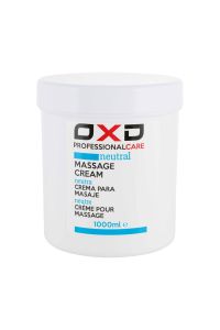 Crema neutra OXD 1000 ml de uso profesional, ideal para masajes prolongados y todo tipo de pieles
