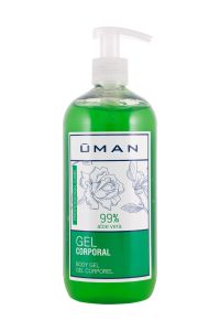 Gel corporal de aloe vera Uman - 500 ml