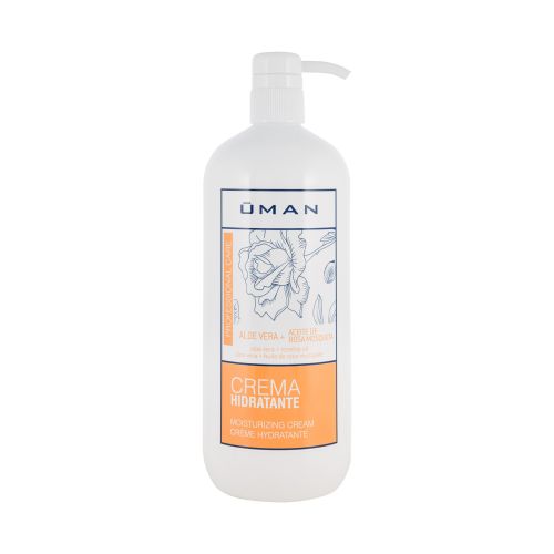 Crema hidratante de aloe vera y rosa mosqueta Uman 1000 ml