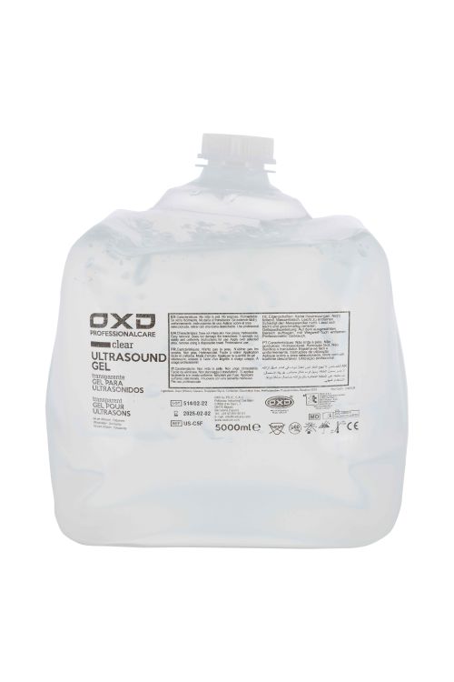 Gel de ultrasonidos transparente OXD - Garrafa flexible 5000 ml