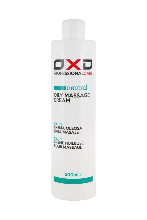 Crema oleosa para masaje neutra OXD - 500 ml