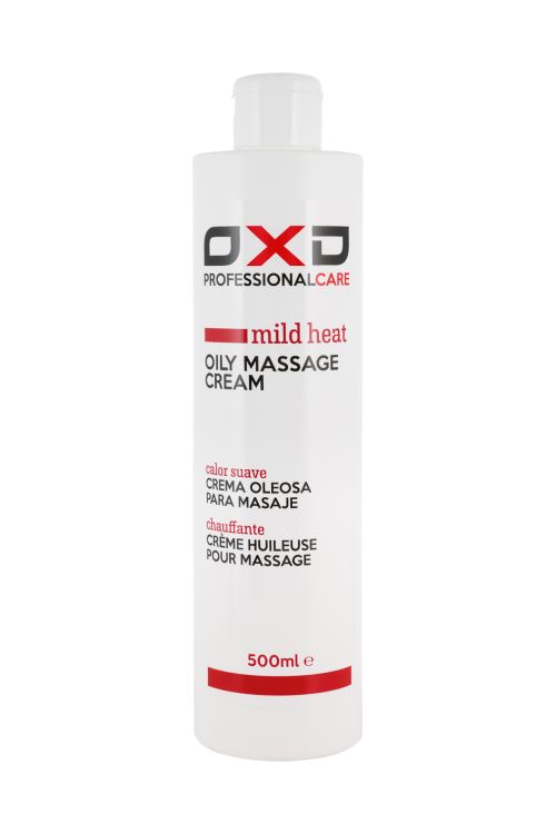 Crema oleosa para masaje calor suave OXD - 500 ml
