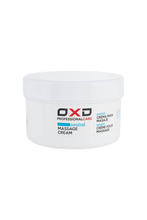 Crema neutra OXD 500 ml para masaje corporal, textura ligera y apta para todo tipo de piel
