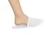 Zapatilla desechable cerrada de polipropileno blanco para uso higiénico