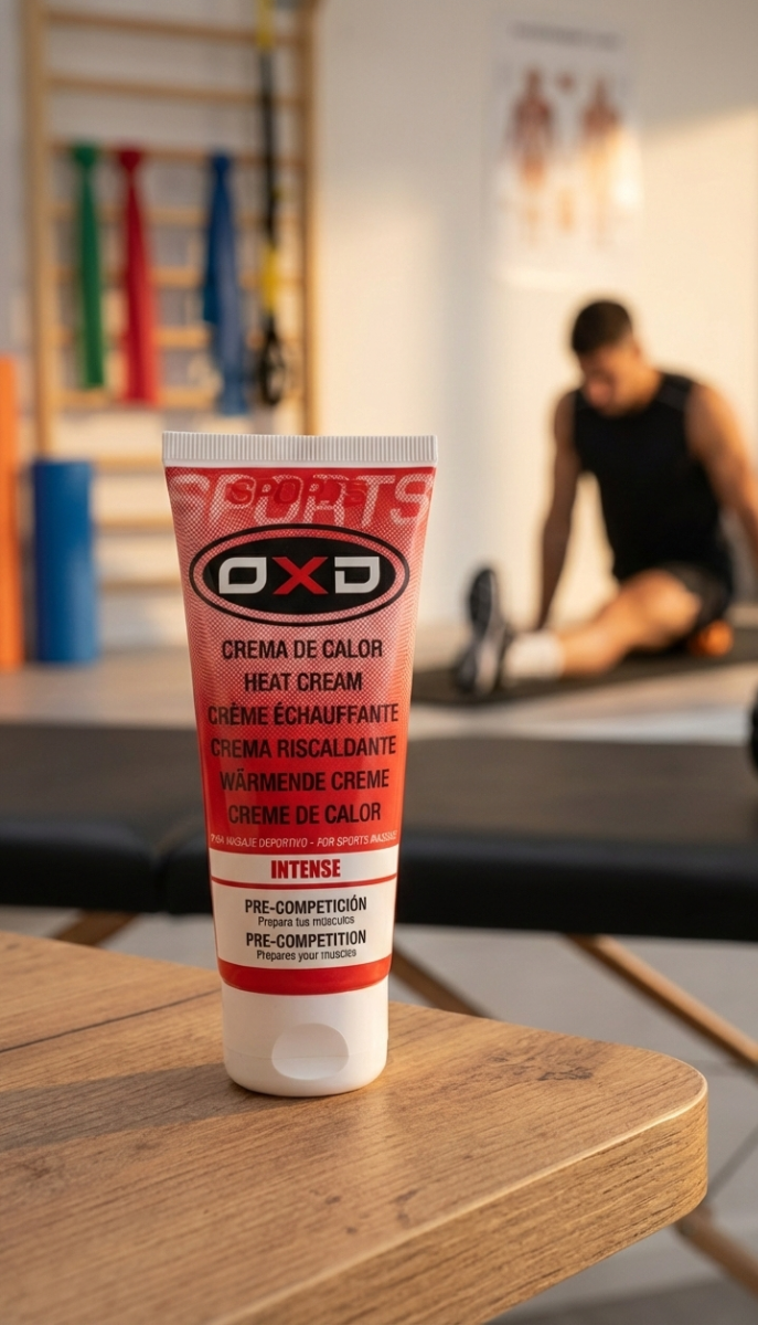 Crema de calor deportiva